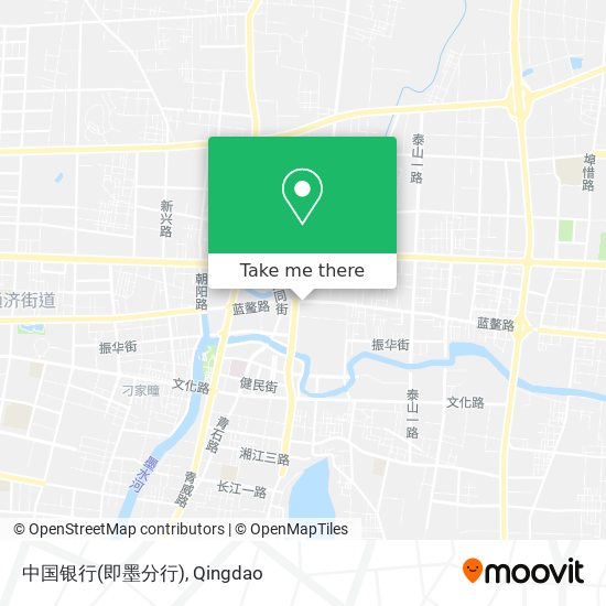 中国银行(即墨分行) map