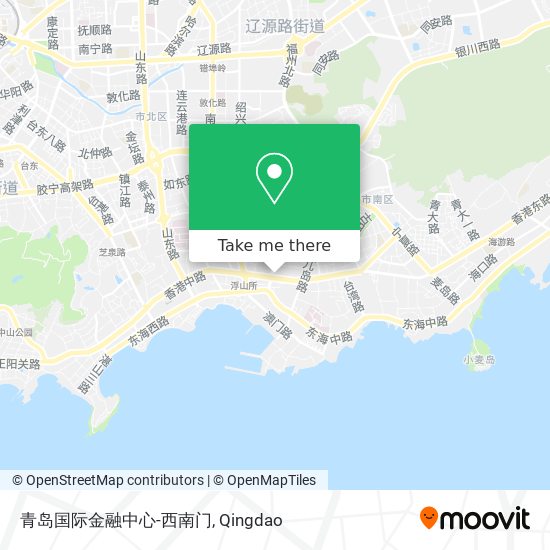 青岛国际金融中心-西南门 map