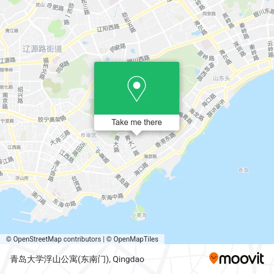 青岛大学浮山公寓(东南门) map