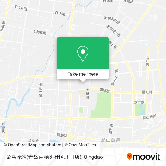 菜鸟驿站(青岛南杨头社区北门店) map