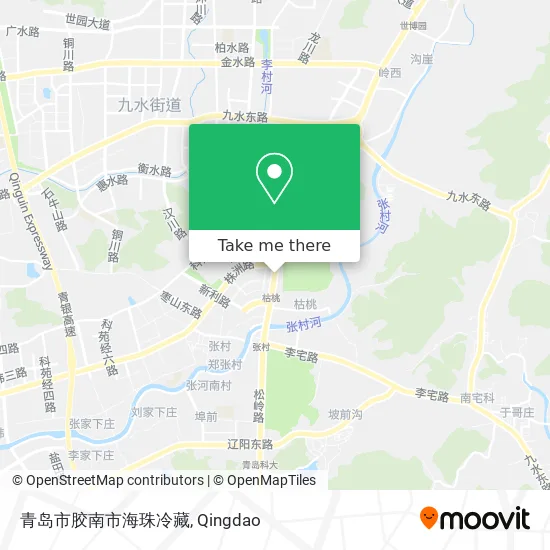 青岛市胶南市海珠冷藏 map