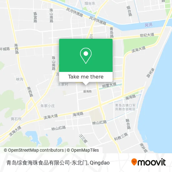 青岛综食海珠食品有限公司-东北门 map