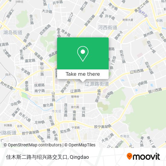 佳木斯二路与绍兴路交叉口 map