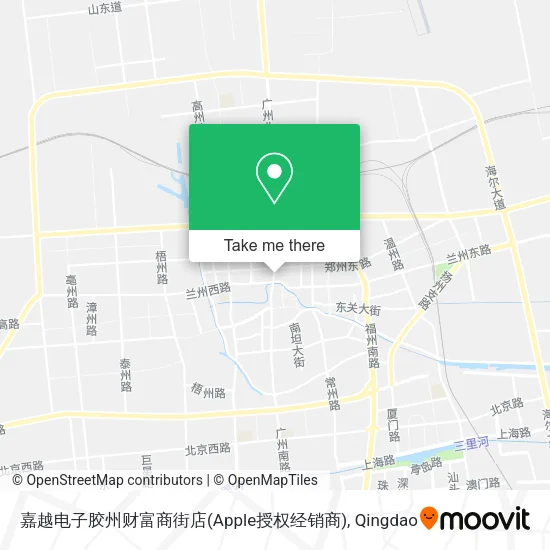 嘉越电子胶州财富商街店(Apple授权经销商) map
