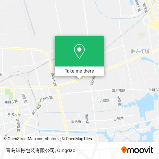 青岛钰彬包装有限公司 map
