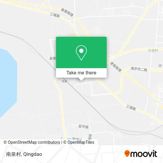南泉村 map