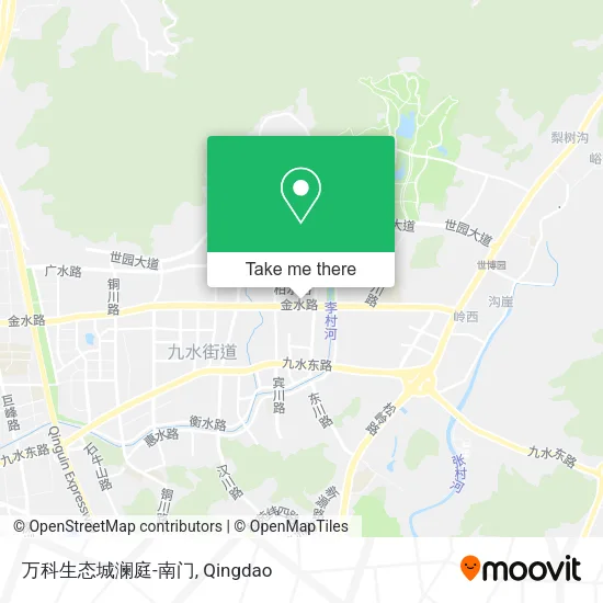万科生态城澜庭-南门 map