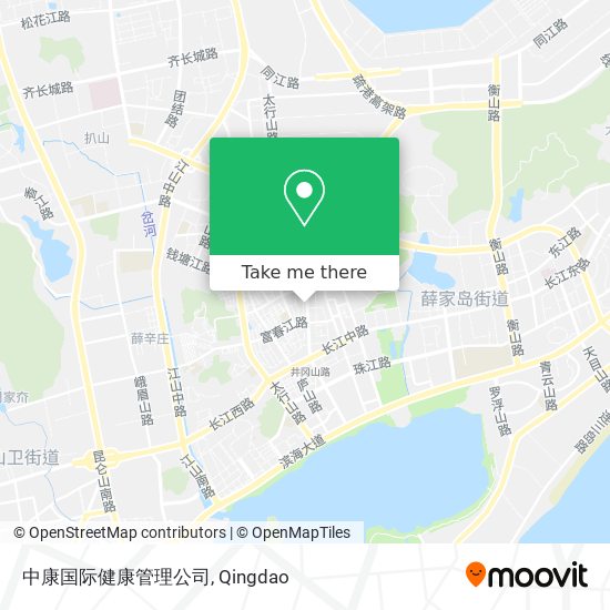 中康国际健康管理公司 map