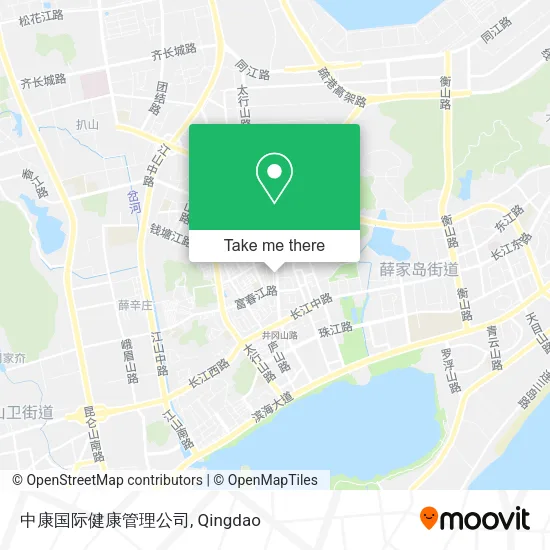 中康国际健康管理公司 map