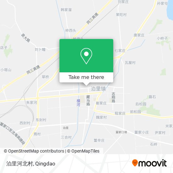 泊里河北村 map