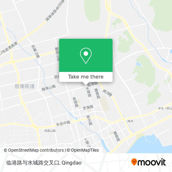 临港路与水城路交叉口 map