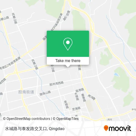 水城路与泰发路交叉口 map