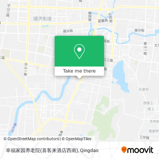 幸福家园养老院(喜客来酒店西南) map