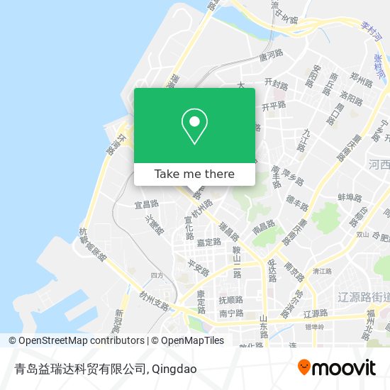 青岛益瑞达科贸有限公司 map