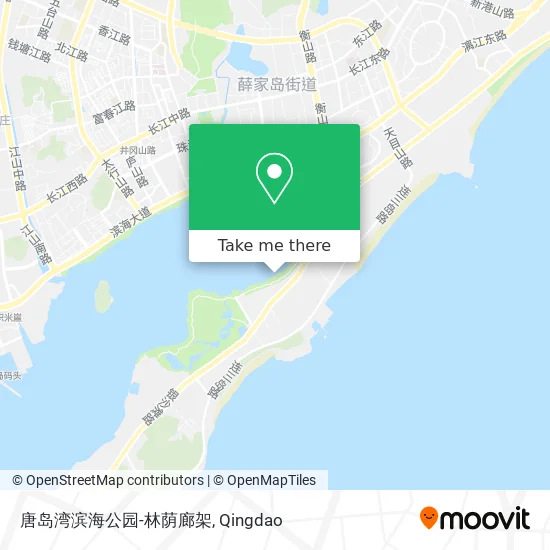 唐岛湾滨海公园-林荫廊架 map