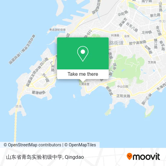 山东省青岛实验初级中学 map