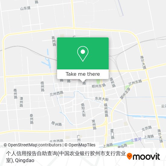 个人信用报告自助查询(中国农业银行胶州市支行营业室) map