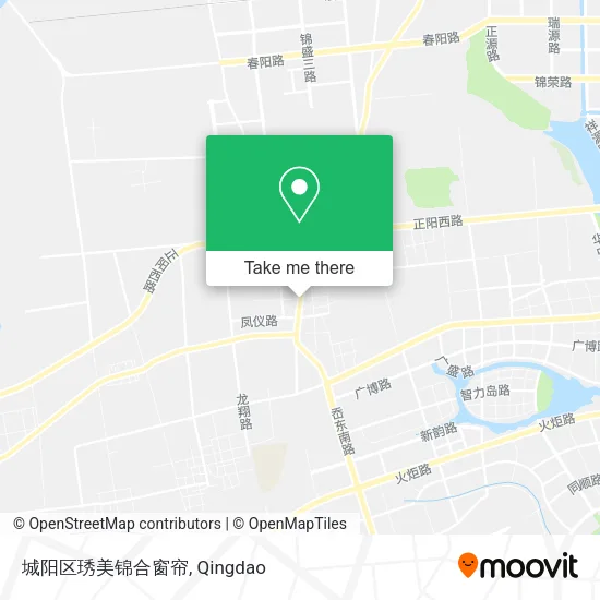 城阳区琇美锦合窗帘 map