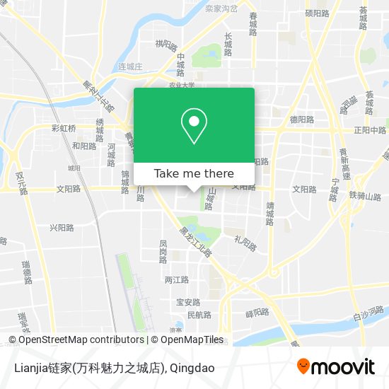 Lianjia链家(万科魅力之城店) map