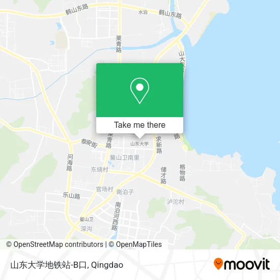 山东大学地铁站-B口 map