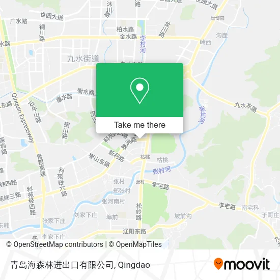 青岛海森林进出口有限公司 map