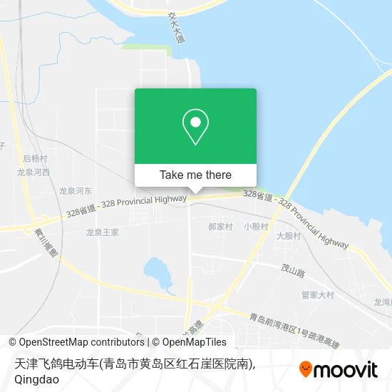 天津飞鸽电动车(青岛市黄岛区红石崖医院南) map
