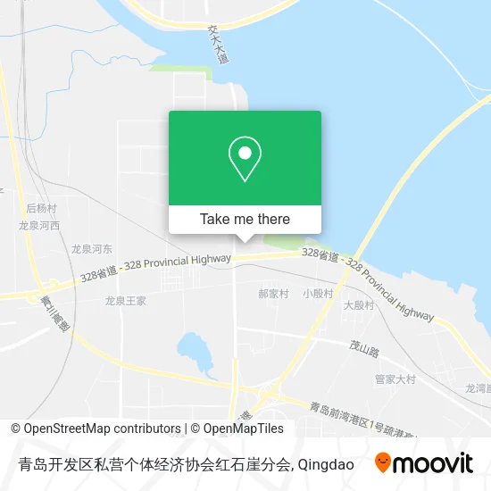 青岛开发区私营个体经济协会红石崖分会 map