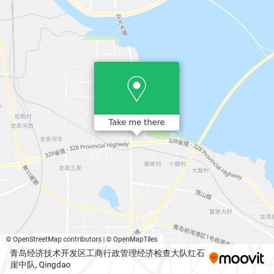 青岛经济技术开发区工商行政管理经济检查大队红石崖中队 map