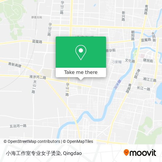 小海工作室专业女子烫染 map