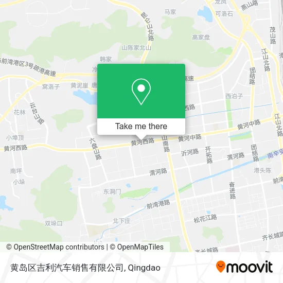 黄岛区吉利汽车销售有限公司 map