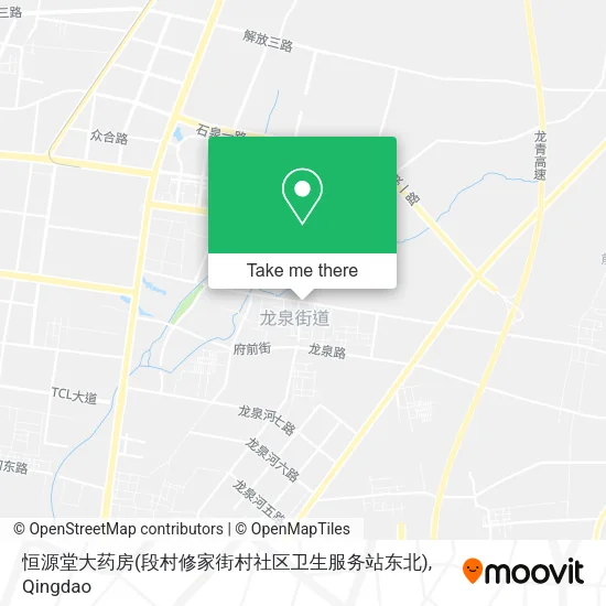 恒源堂大药房(段村修家街村社区卫生服务站东北) map