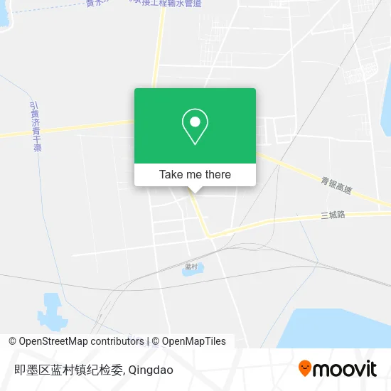即墨区蓝村镇纪检委 map