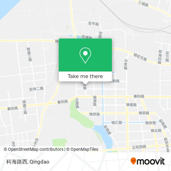 科海路西 map