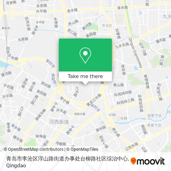 青岛市李沧区浮山路街道办事处台柳路社区综治中心 map