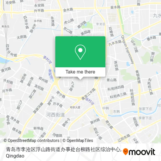 青岛市李沧区浮山路街道办事处台柳路社区综治中心 map