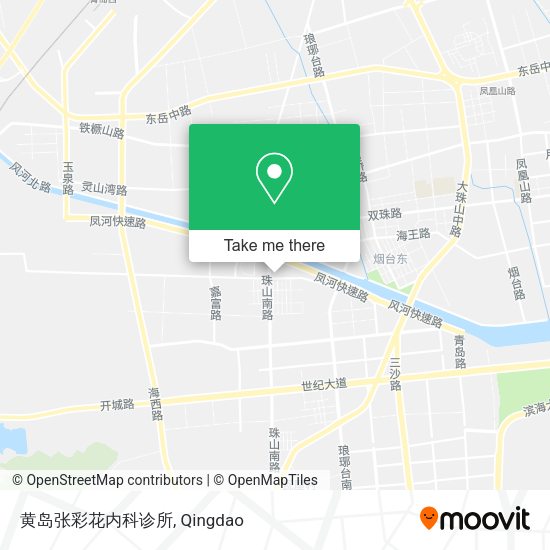黄岛张彩花内科诊所 map