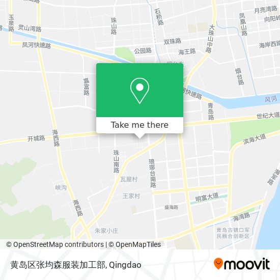 黄岛区张均森服装加工部 map