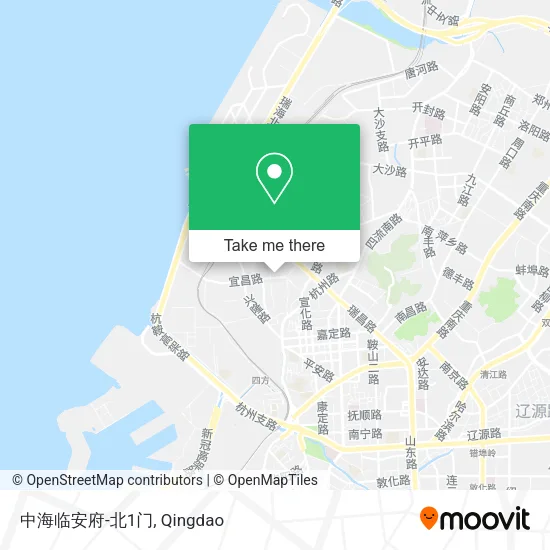 中海临安府-北1门 map