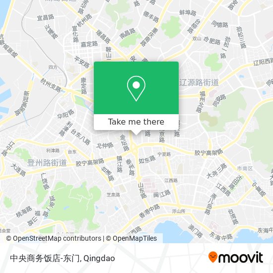 中央商务饭店-东门 map