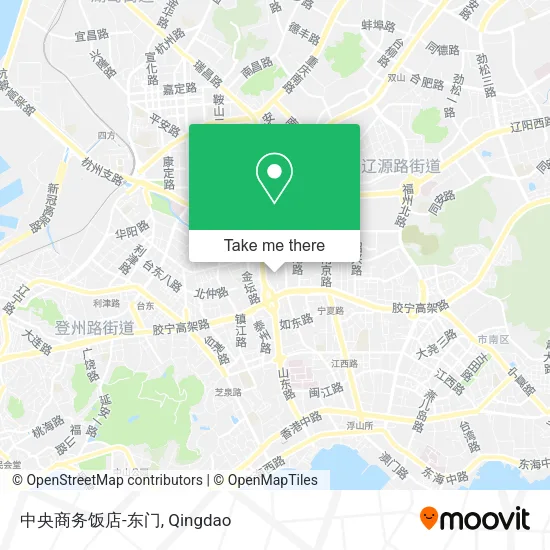 中央商务饭店-东门 map