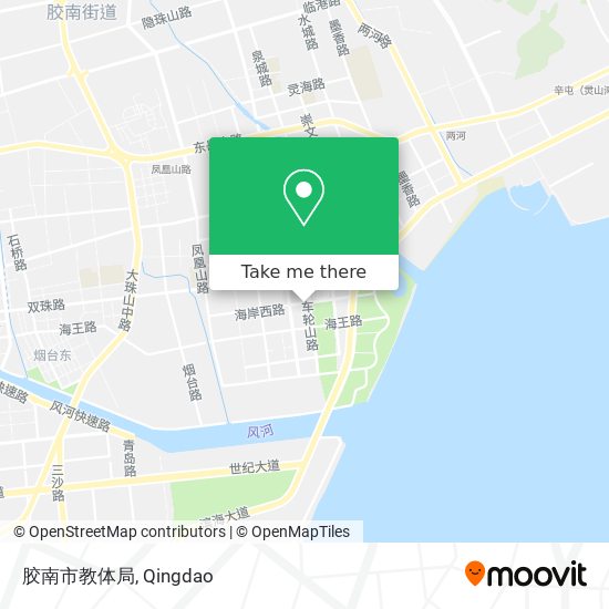 胶南市教体局 map