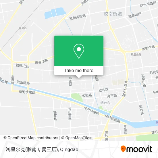 鸿星尔克(胶南专卖三店) map