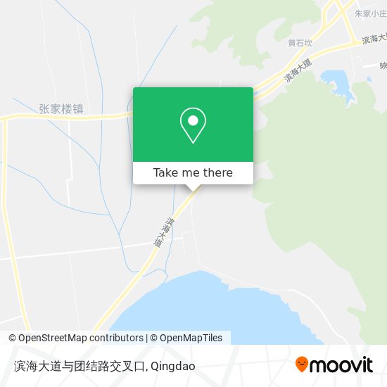 滨海大道与团结路交叉口 map