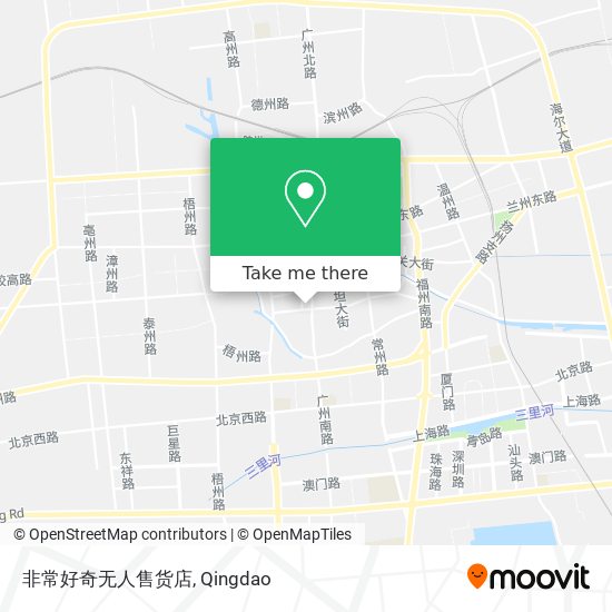 非常好奇无人售货店 map