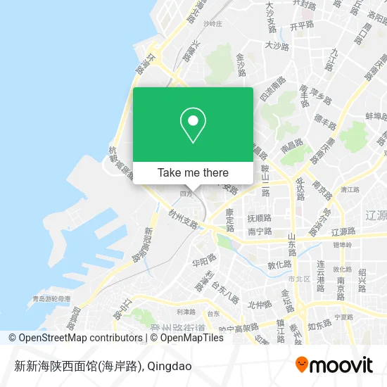 新新海陕西面馆(海岸路) map