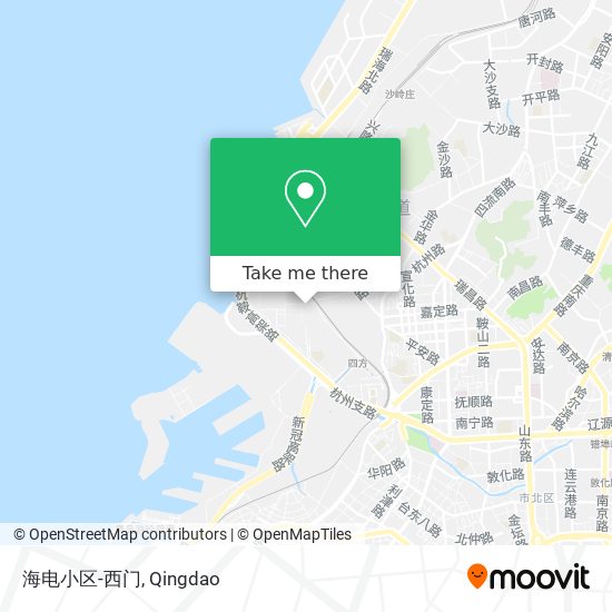 海电小区-西门 map