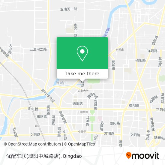 优配车联(城阳中城路店) map