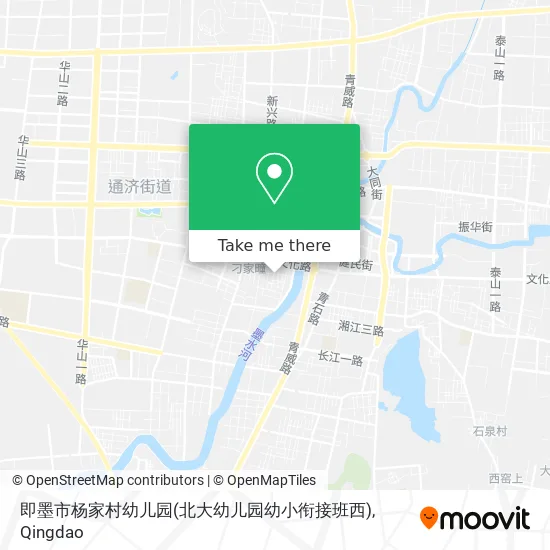 即墨市杨家村幼儿园(北大幼儿园幼小衔接班西) map