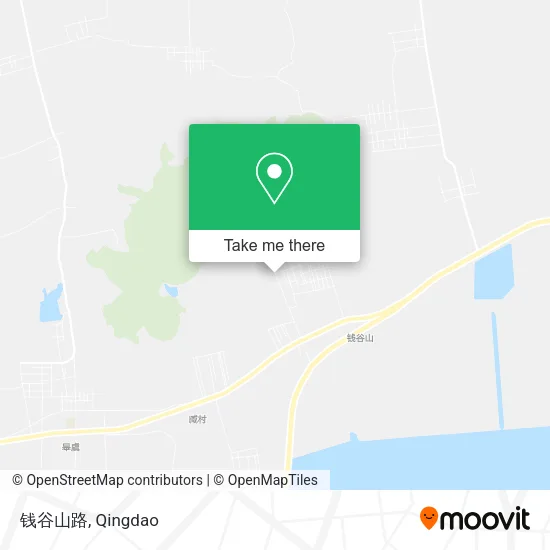 钱谷山路 map