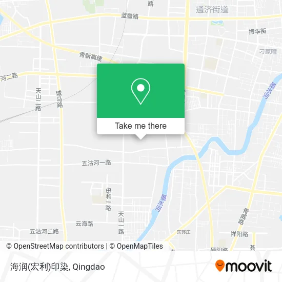 海润(宏利)印染 map